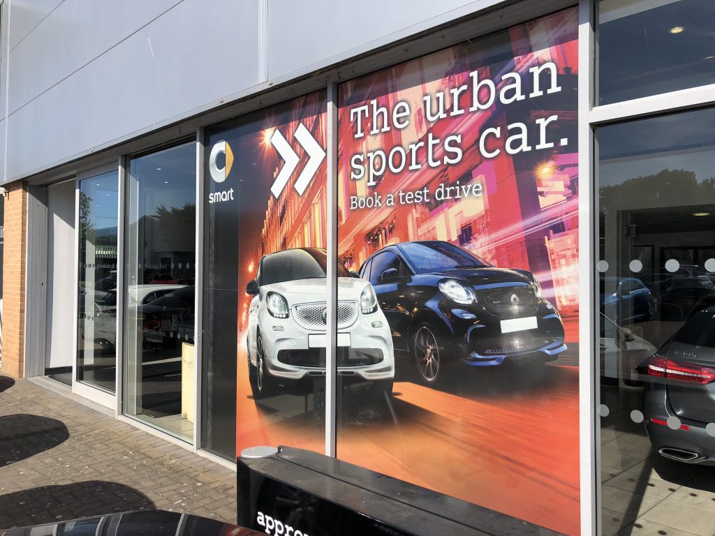 Image of Car Showroom Display Graphics from Joyce Designs