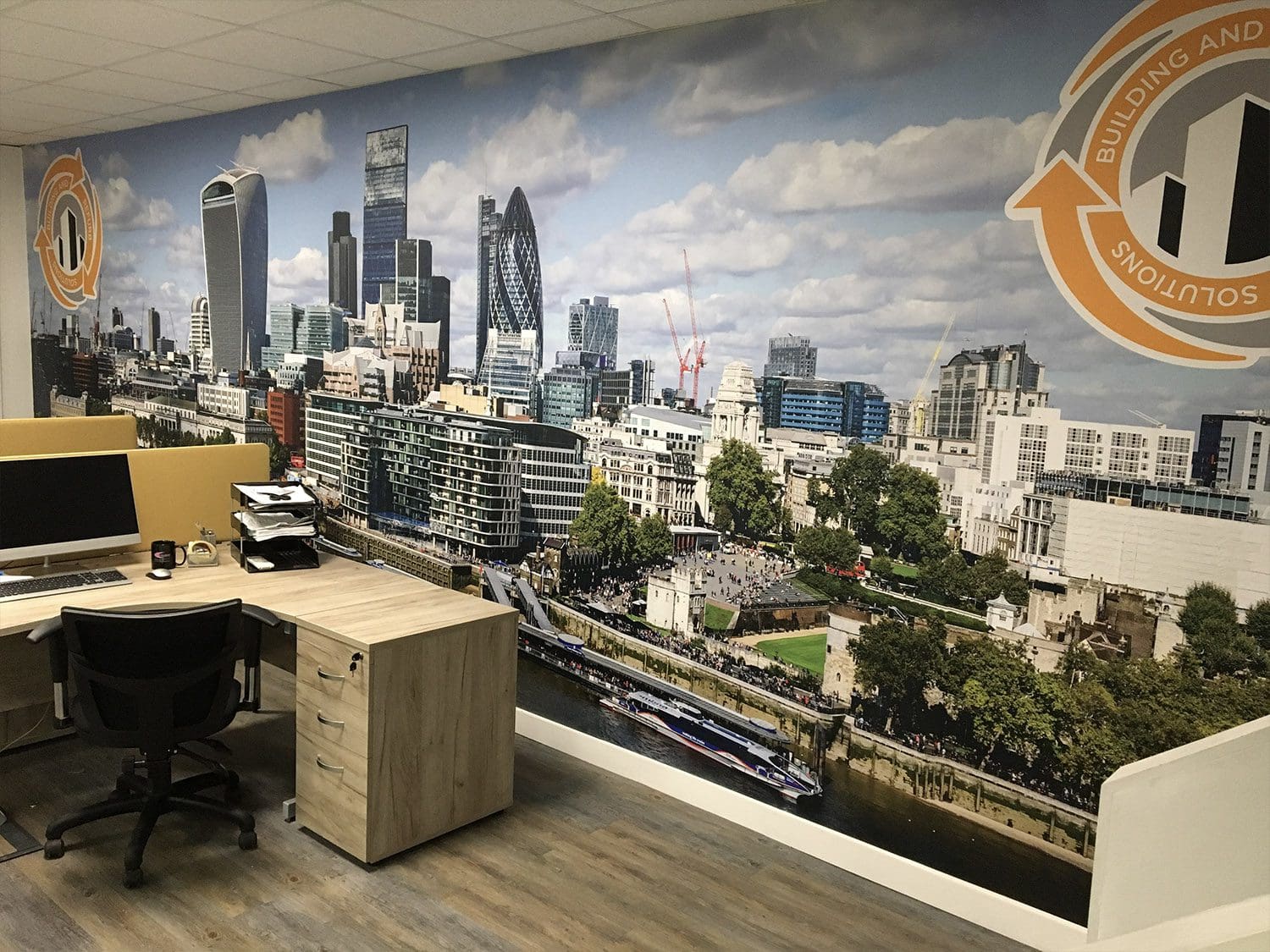 wall wrapping by Joyce Design